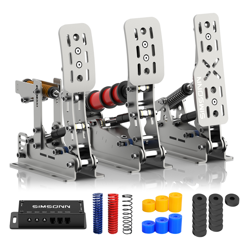 Sim Racing Pedals Load Cell Hydraulic - Pedal Simracing Sliver Plus X P2
