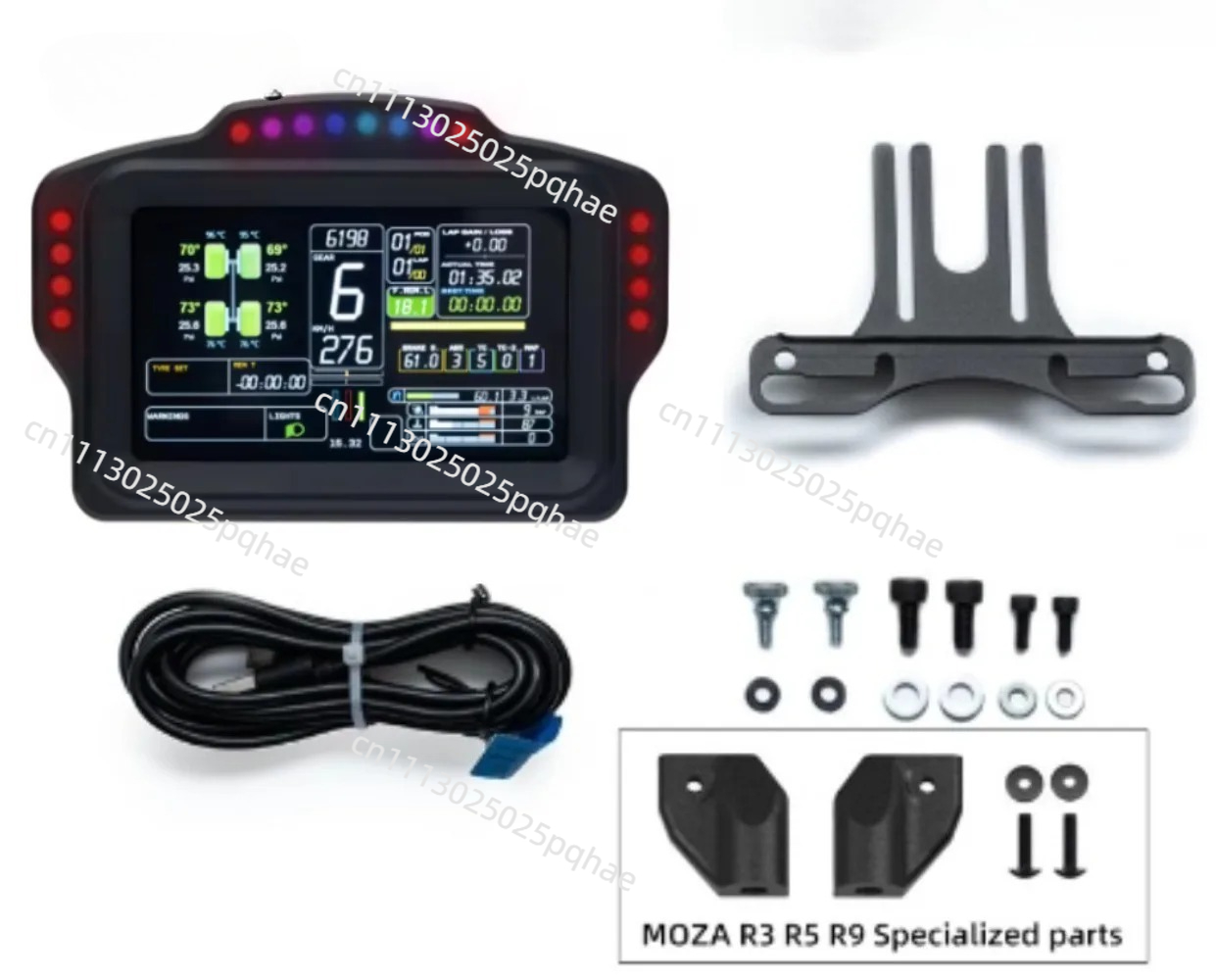 Sim Racing Dashboard Screen Display - Dashboard Racing DV480/DH480 PRO Layar Sim