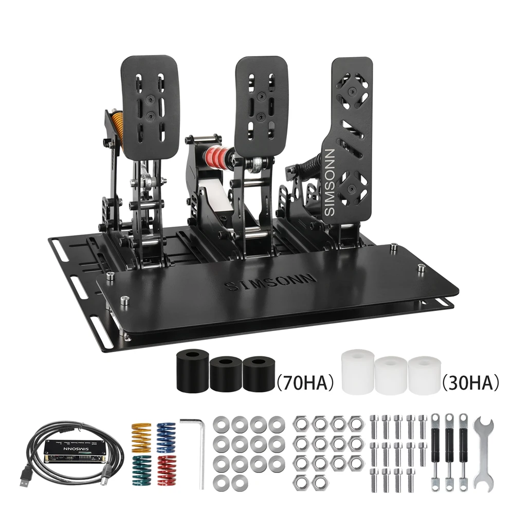 Sim Racing Pedals Load Cell Hydraulic - Pedal Sim Pedal balap, Simulator tekanan