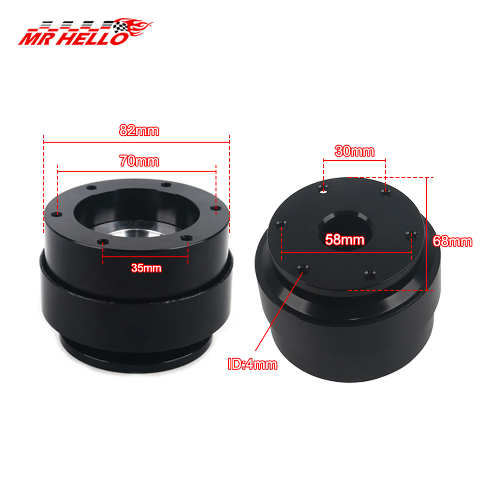 70mm 6 lubang Simulator balap  - Racing Wheel Quick Release Hub 70Mm ulasan dan harga