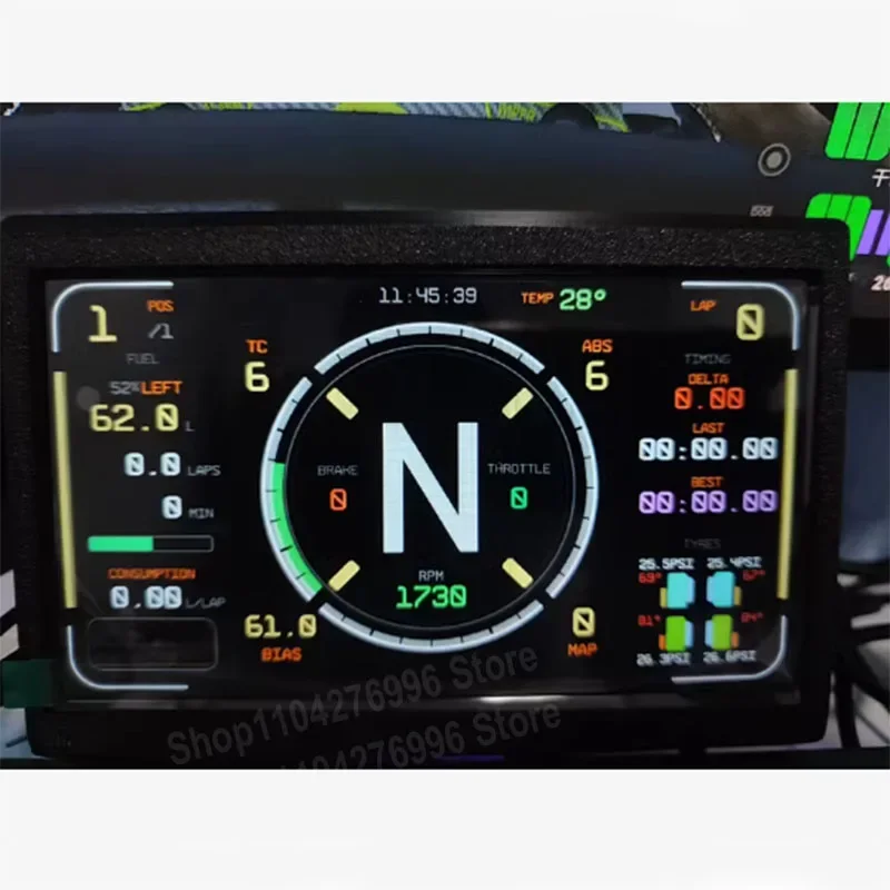 Simplayer Sim Racing Dashboard - Sim Racing Dashboard Screen Display ulasan dan harga