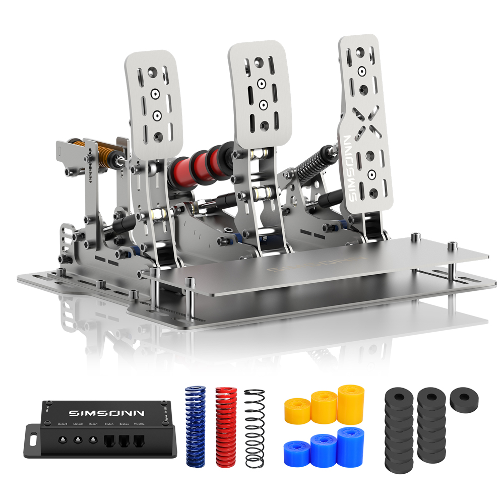 Pedal Simracing Sliver Plus X  - Sim Racing Pedals Load Cell Hydraulic ulasan dan harga
