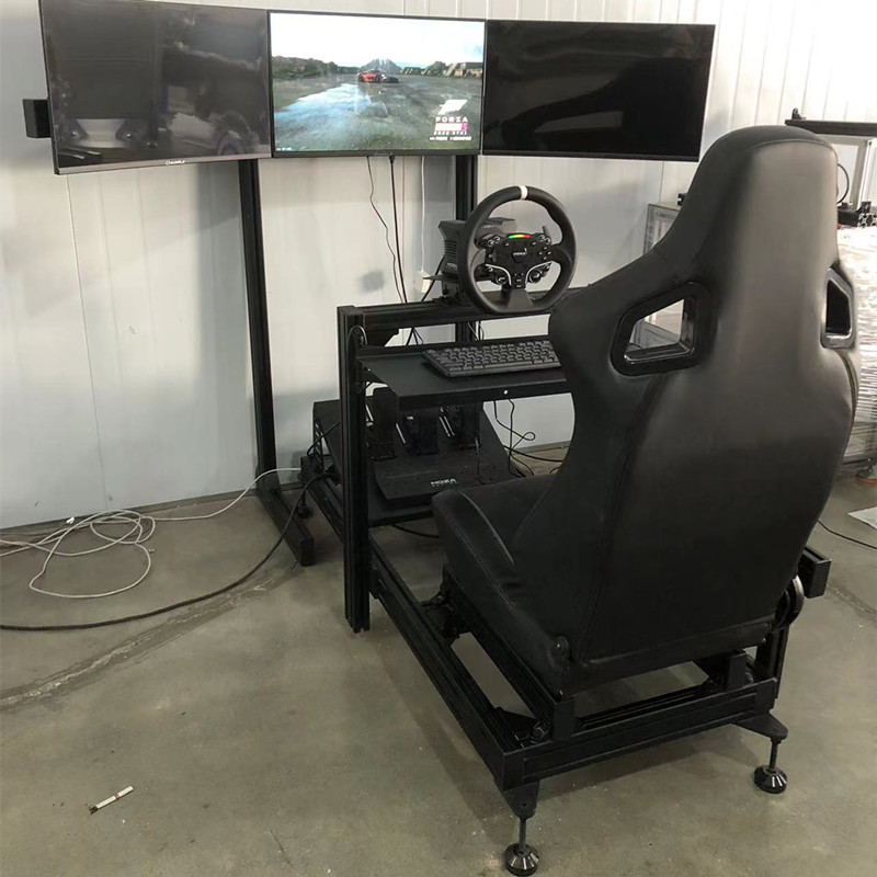 R5, Set Rakitan Lengkap Basis  - Triple Monitor Stand Sim Racing ulasan dan harga
