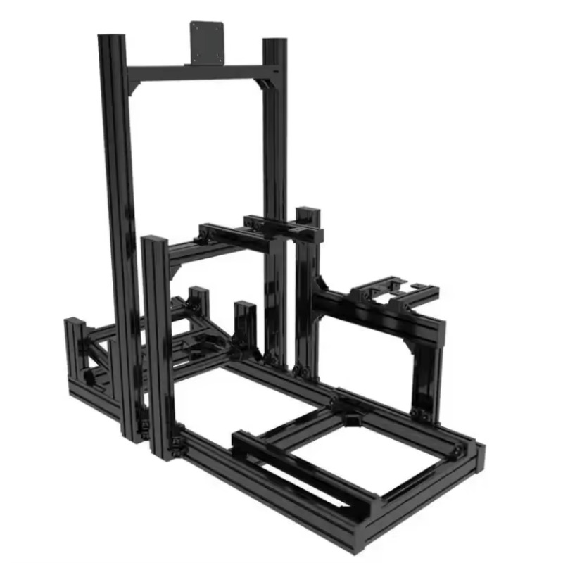 Rangka Kokpit Sim Racing Dasar - Triple Monitor Stand Sim Racing ulasan dan harga