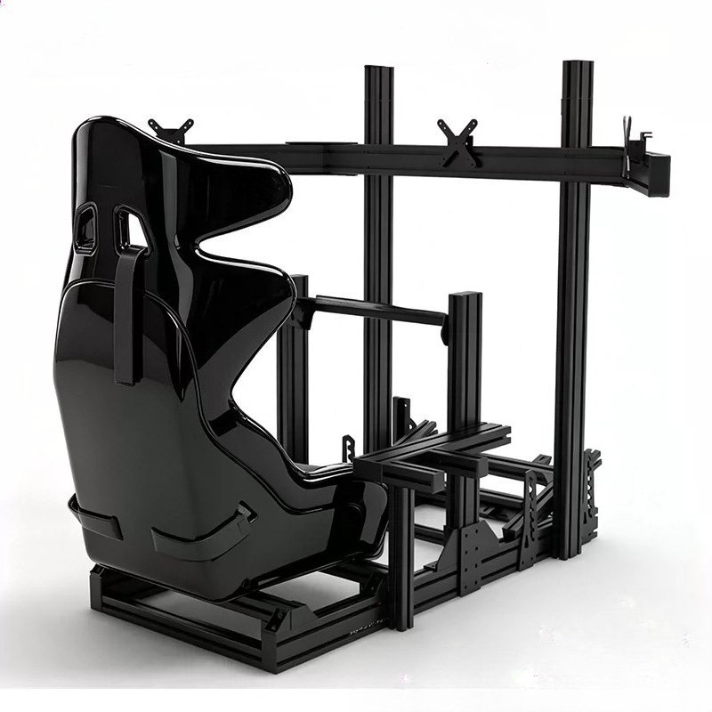 No Shake Standalone & Cockpit  - Triple Monitor Stand Sim Racing ulasan dan harga