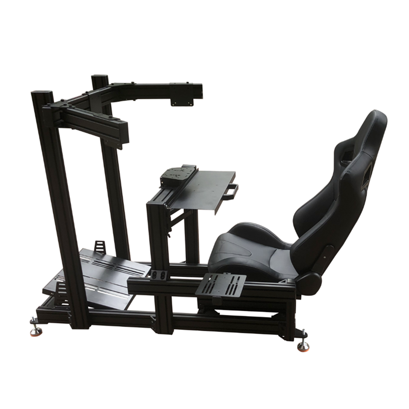 Statif Monitor Tiga Layar Alum - Triple Monitor Stand Sim Racing ulasan dan harga