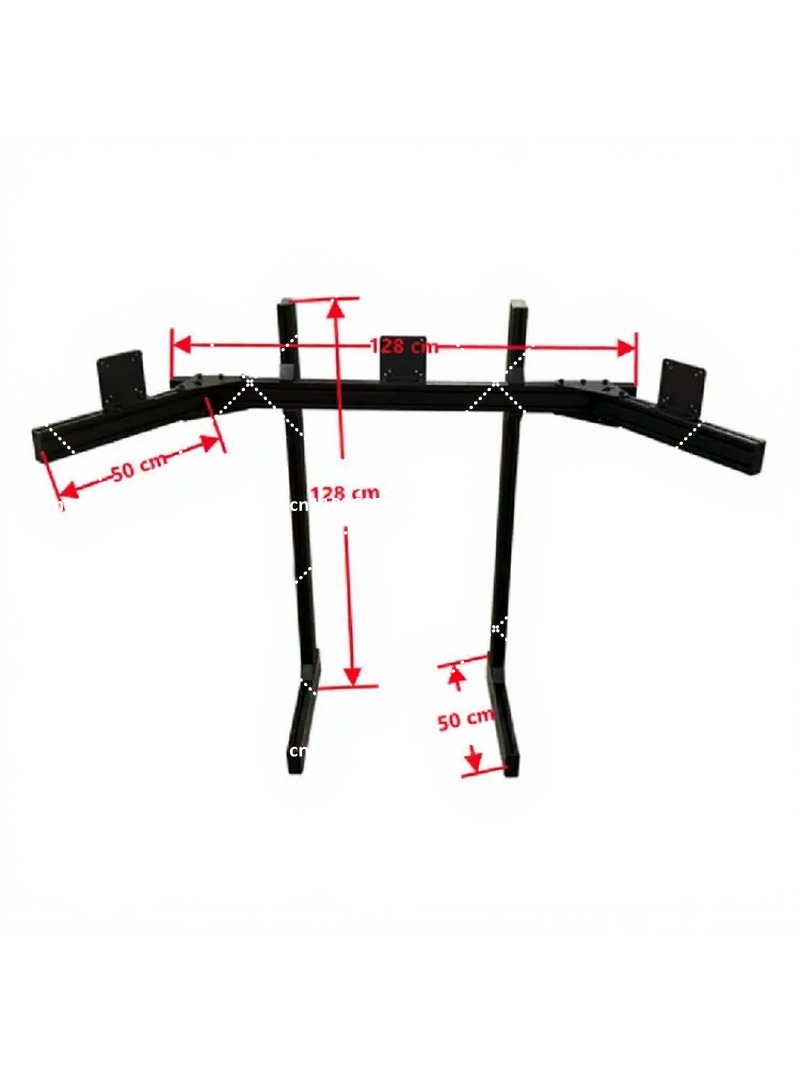 Dudukan Monitor Tiga Layar Hea - Triple Monitor Stand Sim Racing ulasan dan harga