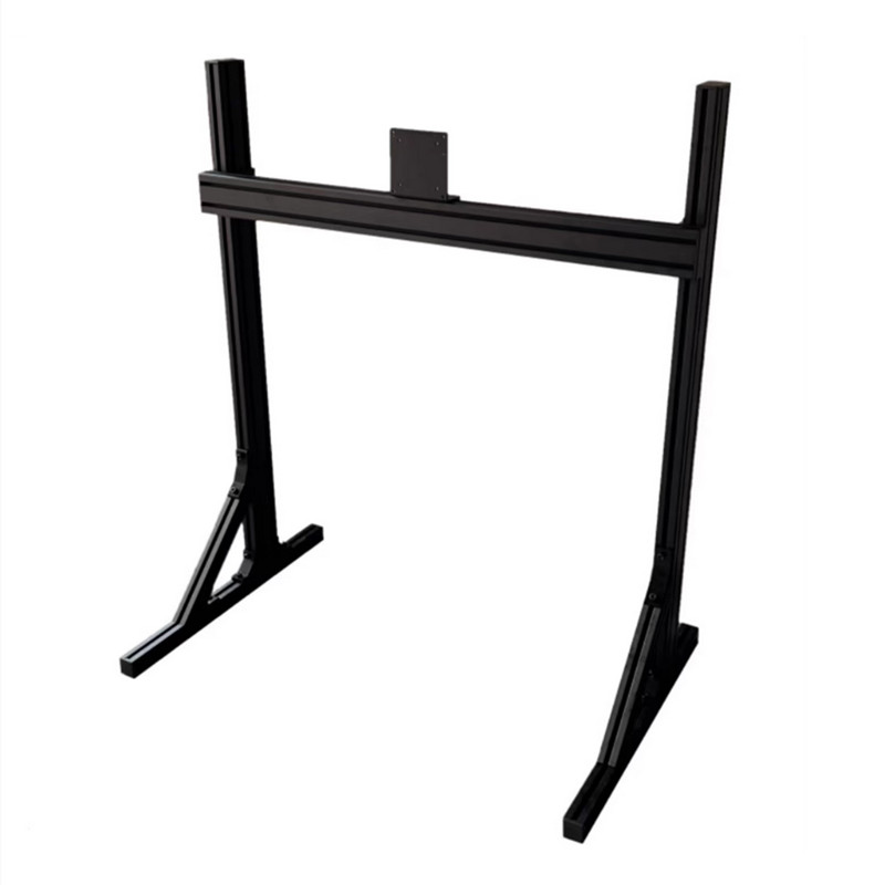 Braket Lantai Tiga Layar Alumi - Triple Monitor Stand Sim Racing ulasan dan harga