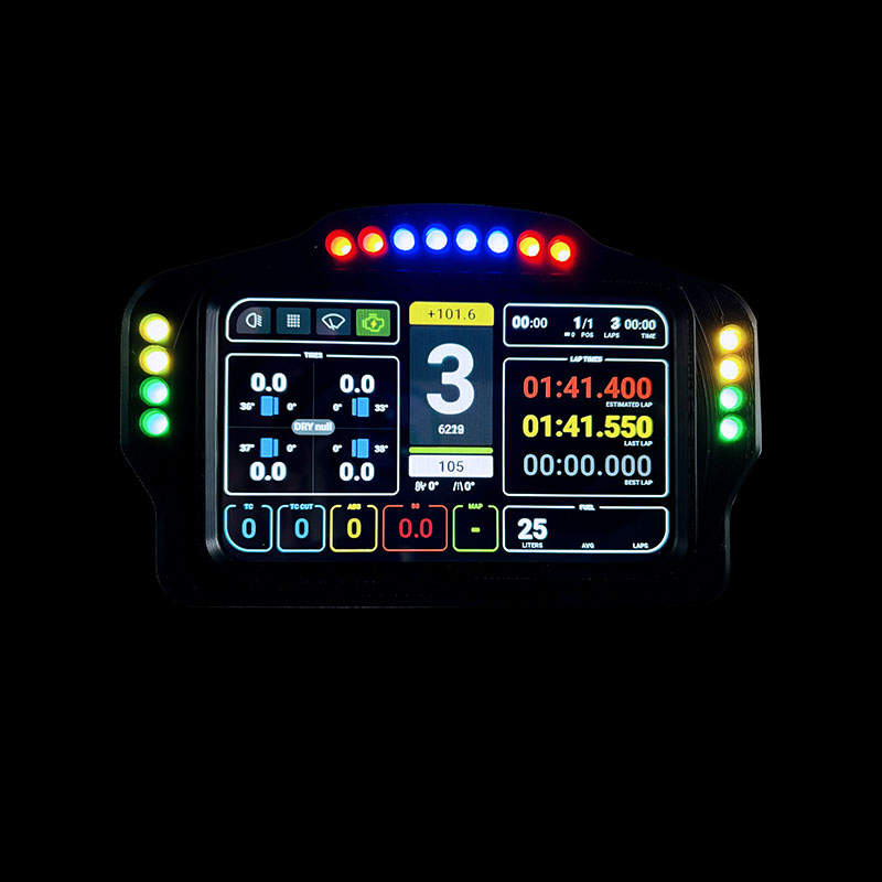 Layar Dashboard Simracing DT5  - Sim Racing Dashboard Screen Display ulasan dan harga