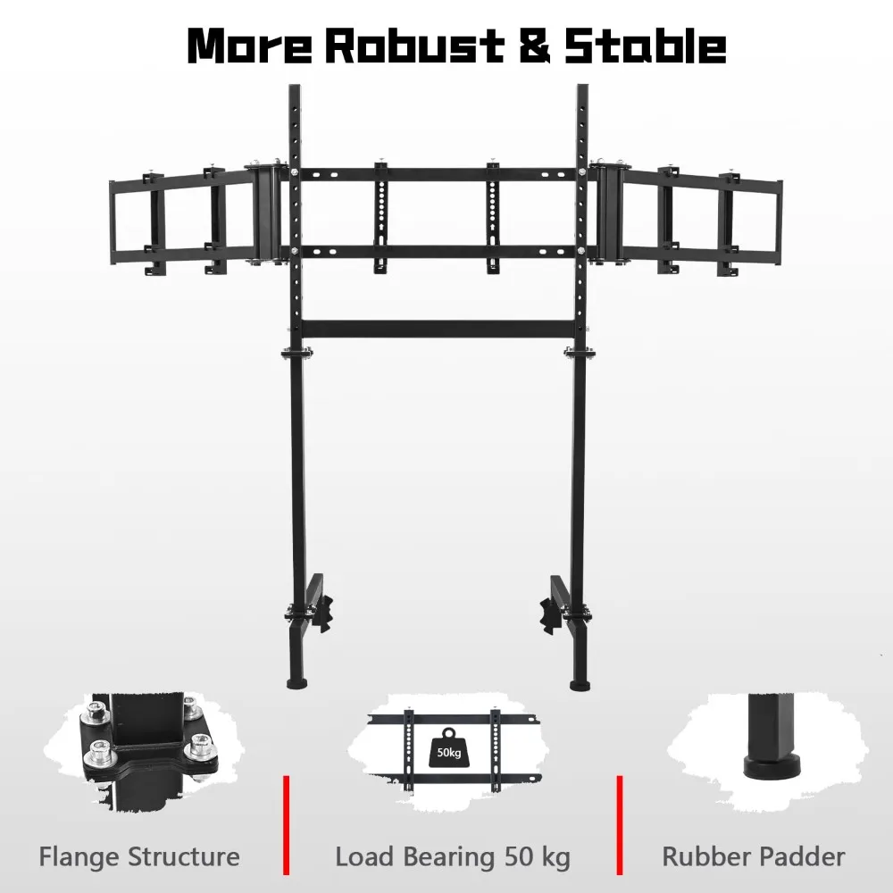 Stand sim racing triple M deng - Triple Monitor Stand Sim Racing ulasan dan harga