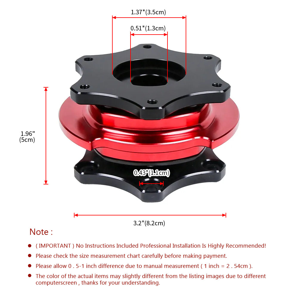Adaptor Universal untuk Setir  - Racing Wheel Quick Release Hub 70Mm ulasan dan harga