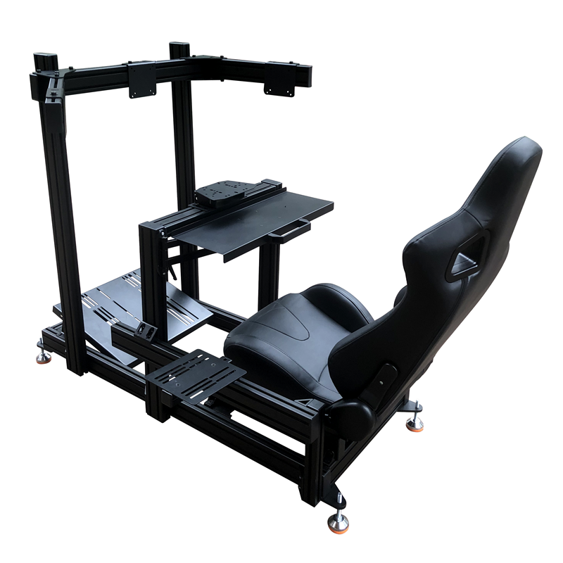 Rangka Aluminium Ekstrusi Sim  - Triple Monitor Stand Sim Racing ulasan dan harga