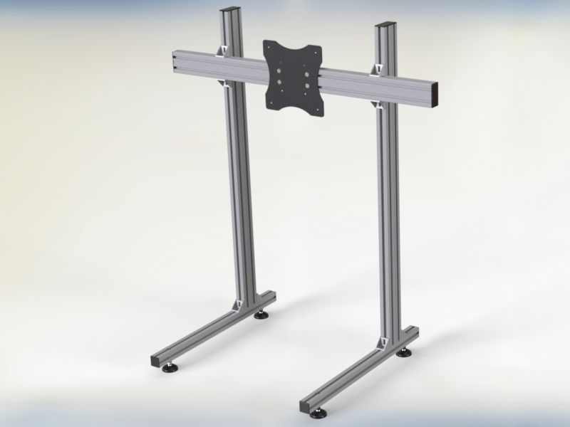 Profil Aluminium Ekstrusi T Sl - Triple Monitor Stand Sim Racing ulasan dan harga