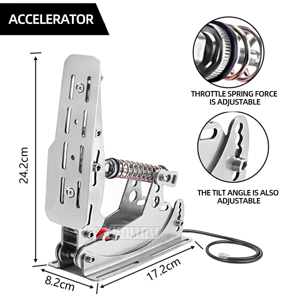 Sim Racing Pedal PC Racing Sim - Sim Racing Pedals Load Cell Hydraulic ulasan dan harga